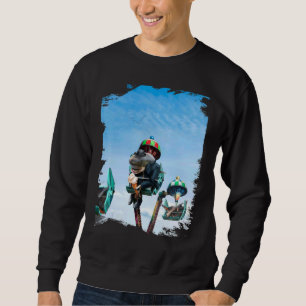 Shark Sharks Gangster Boss Ferris Wheel Ice Cream Sweatshirt