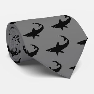 Shark Sharks Great White Tie