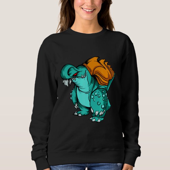 Shark shell Rock Croc - Monster Mashup Collection Sweatshirt (Front)