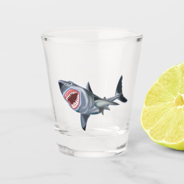 Shark Shot Glass (Front)