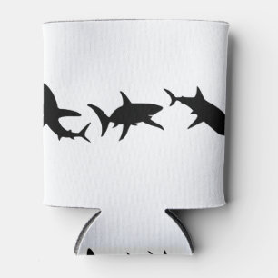 Shark Silhouette Can Cooler