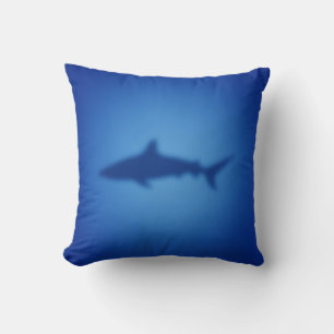 Shark silhouette cushion