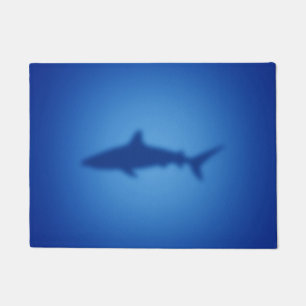 Shark silhouette doormat