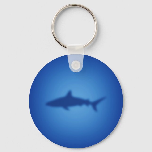 Shark silhouette key ring (Front)