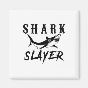 Shark Slayer Shark Fishing And Salt Water Anglers Magnet