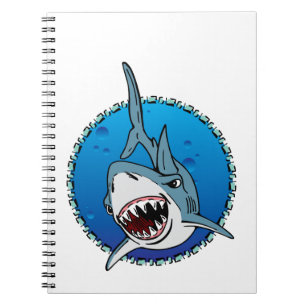 SHARK! SPIRAL NOTEBOOK