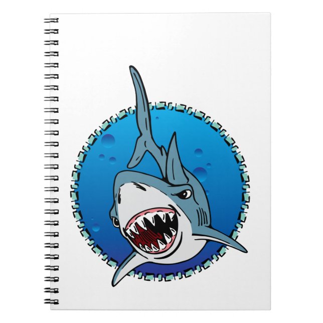 SHARK! SPIRAL NOTEBOOK (Front)