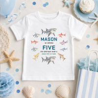 Shark Splash 5th Birthday Party | Cute Ocean Kids