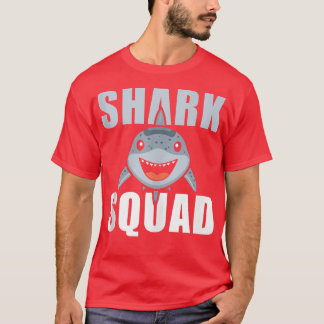 Shark Squad Shark Team Crew Familly funny Shark T-Shirt