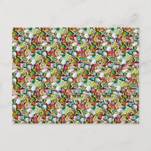 Shark Stereogram Hidden 3D Magic Eye - No Envelope Postcard