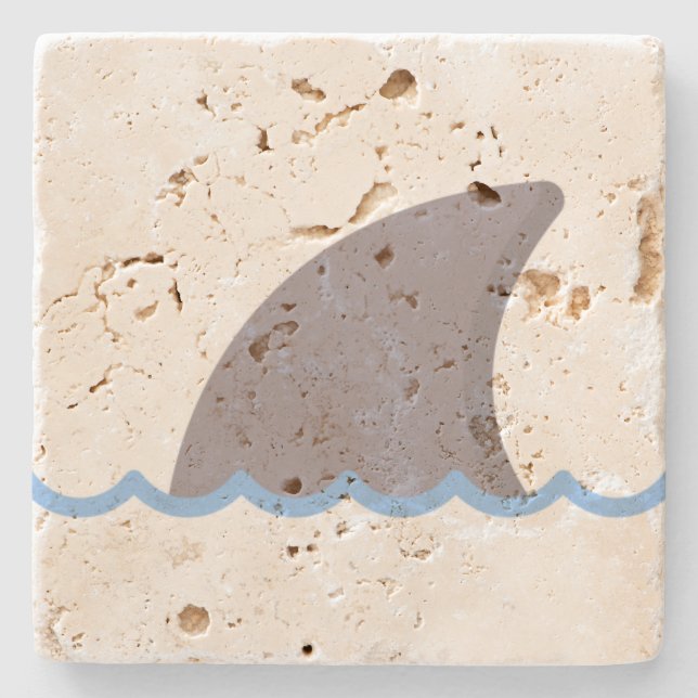 shark stone coaster (Front)