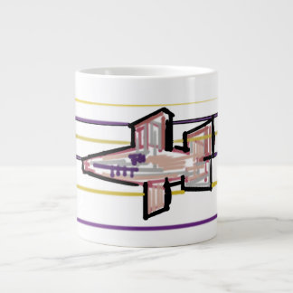 Shark summer joy large coffee mug