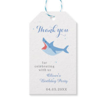 Shark Summer Party Splash Birthday Bash Thank You