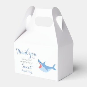 Shark Summer Party Splish Splash Birthday Bash  Favour Box