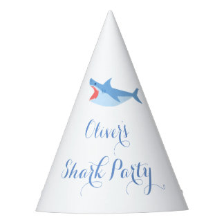 Shark Summer Party Splish Splash Birthday Bash Hat