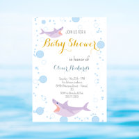 Shark Summer Party Splish Splash Kids Baby Shower