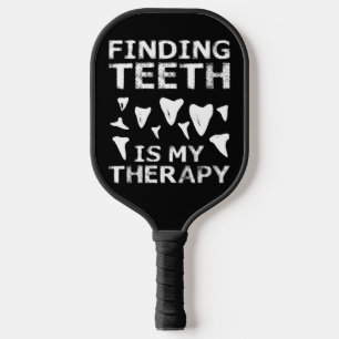 Shark Teeth Hunter Shark Tooth Hunting Fossil Hunt Pickleball Paddle