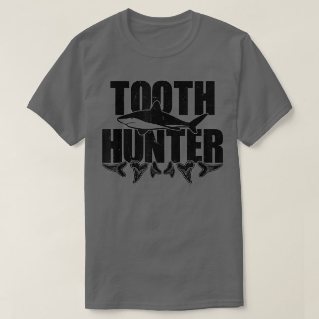 Shark Teeth Tooth Hunting Finding Shark Teeth  T-Shirt (Design Front)