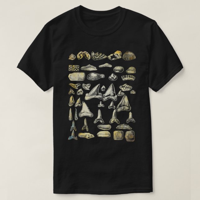 Shark Teeth TypesShark Lover  T-Shirt (Design Front)