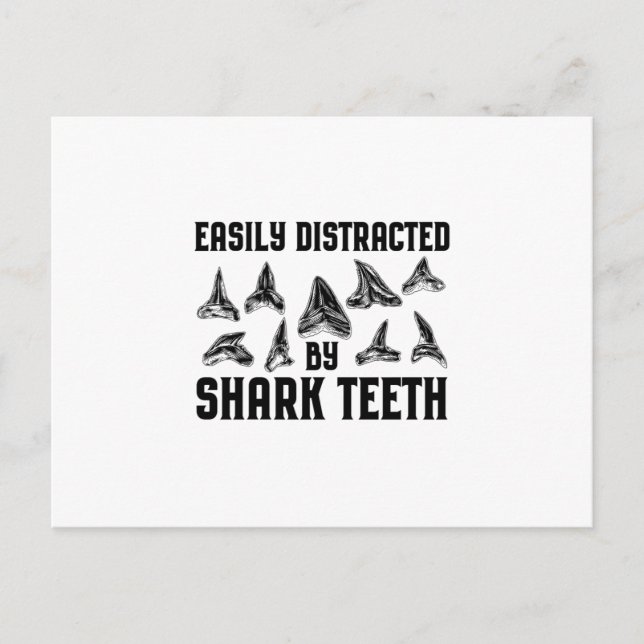 Shark TeethCollecting | Shark Tooth Gift Ideas Postcard (Front)