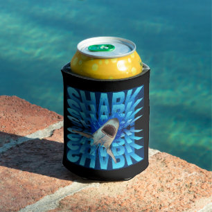 shark text effect typography can cooler