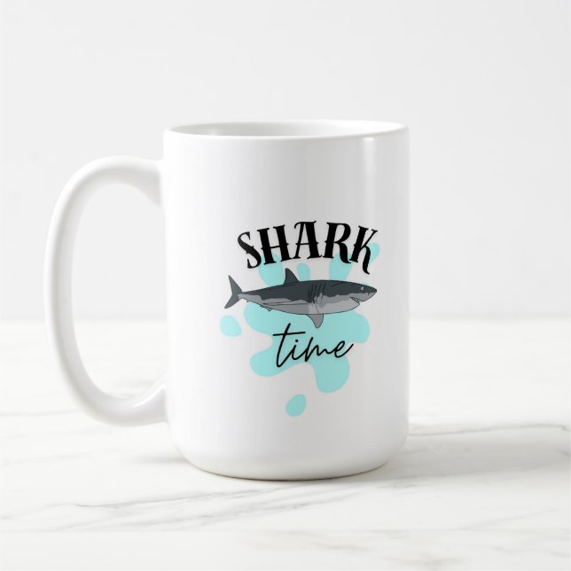 SHARK TIME COFFEE MUG (Left)