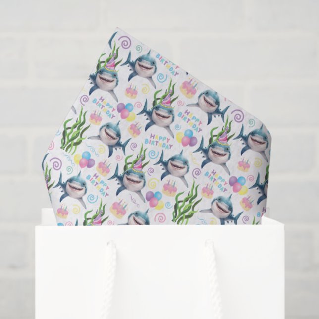 Shark Tissue Paper (Gift Bag)