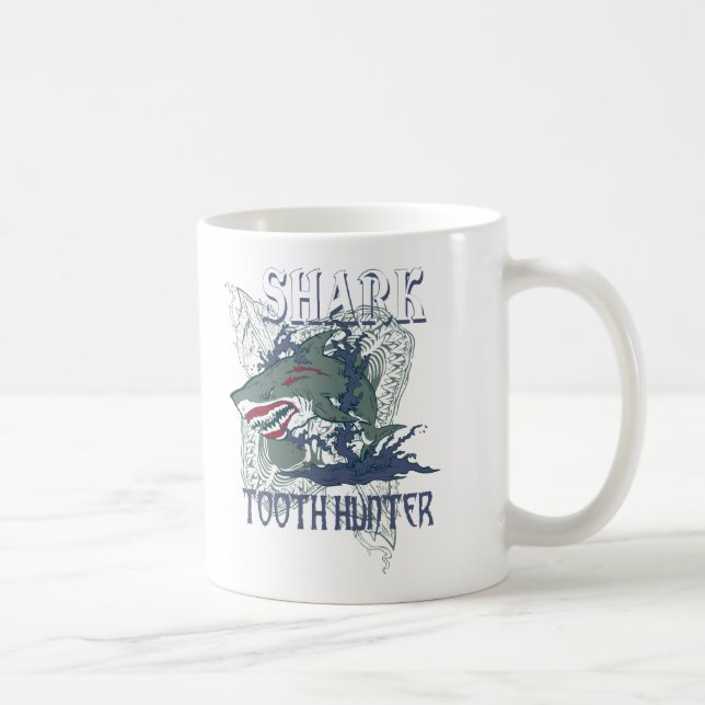 SHARK TOOH HUNTER COFFEE MUG (Right)