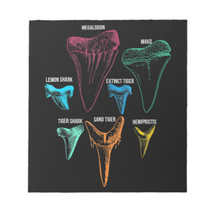 Shark Tooth Hunting - Crazy Shark Gifts Notepad