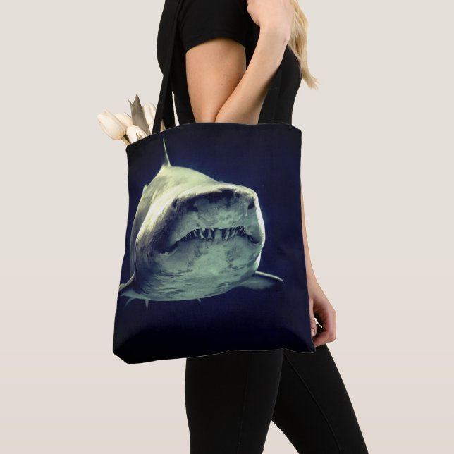 Shark Tote Bag (Close Up)