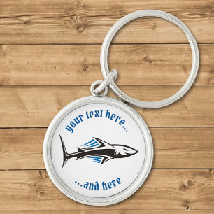 Shark Tribal Icon 1 Key Ring