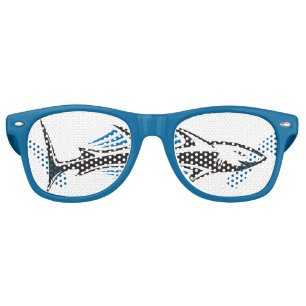 Shark Tribal Icon 1 Retro Sunglasses