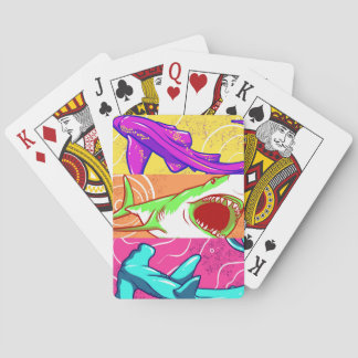 Shark Trio Playing Cards