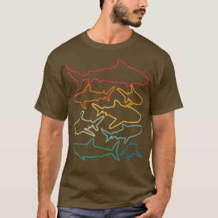 Shark Tshirt, Retro Shark Shirt, Shark Lover Gift, T-Shirt