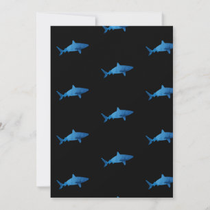 Shark Underwater Marine Landscape Wilderness Invitation