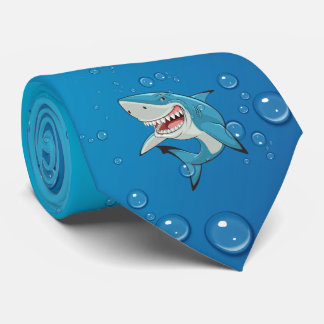 Shark Underwater Pattern Necktie