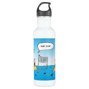 Shark Volleyball Funny Cartoon 710 Ml Water Bottle