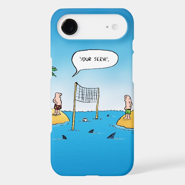 Shark Volleyball Funny Cartoon Case-Mate Samsung Galaxy Case (Back)