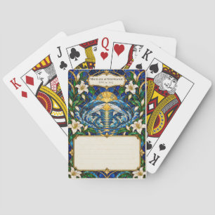 Shark Wedding Guest Book Signing Deck Playing Cards