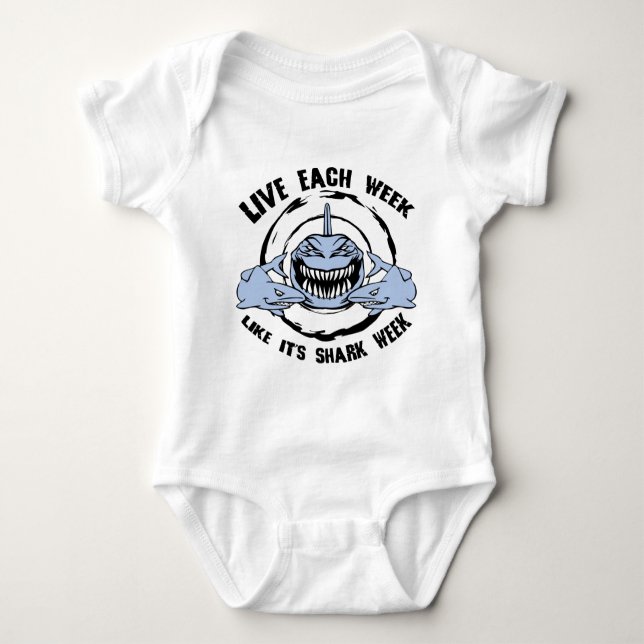 Shark Week Baby Bodysuit (Front)