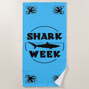 Shark Week Beach Towel