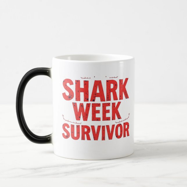 Shark Week Survivor Magic Mug (Left)