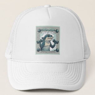 Shark week trucker hat