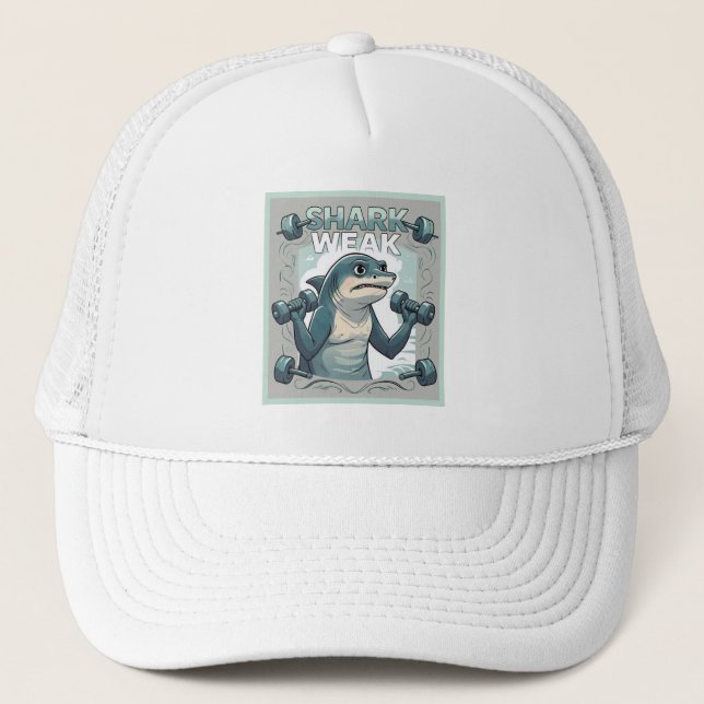 Shark week  trucker hat (Front)
