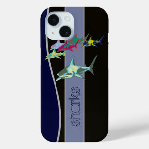 shark -  wild animals iPhone 15 case