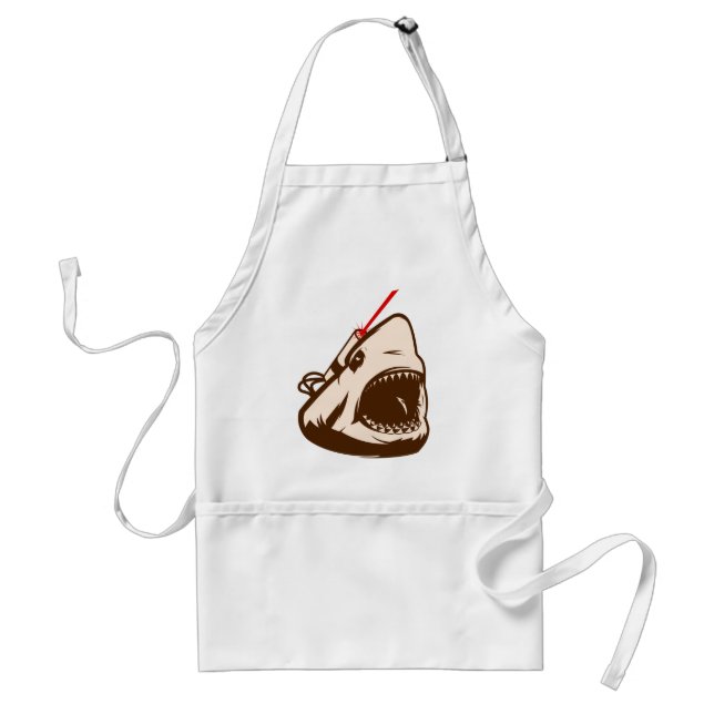 Shark with a Frickin' Laser Beam Standard Apron (Front)