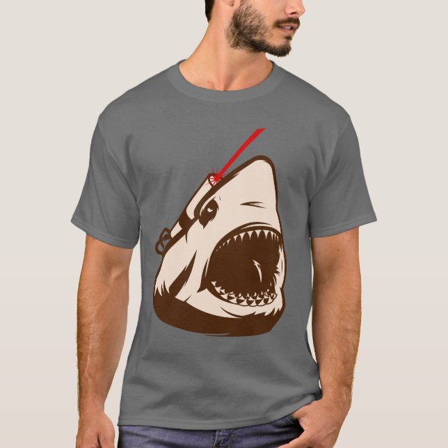 Shark with a Frickin' Laser Beam T-Shirt (Front)