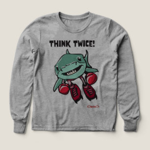 Shark with boxing gloves Long sleeve T-Shirt