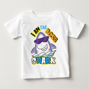 Shark with glasses  baby T-Shirt