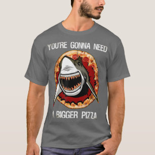 Shark With Pizza Teeth T-Shirt